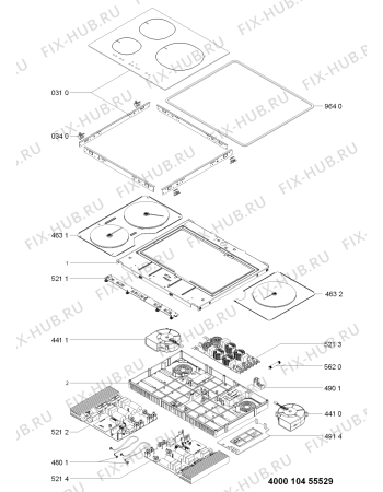 Схема №1 PIT 403/NE с изображением Втулка для электропечи Whirlpool 481010422180