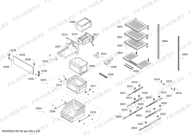 Схема №1 RF411701 с изображением Цокольная панель для холодильной камеры Bosch 00685139