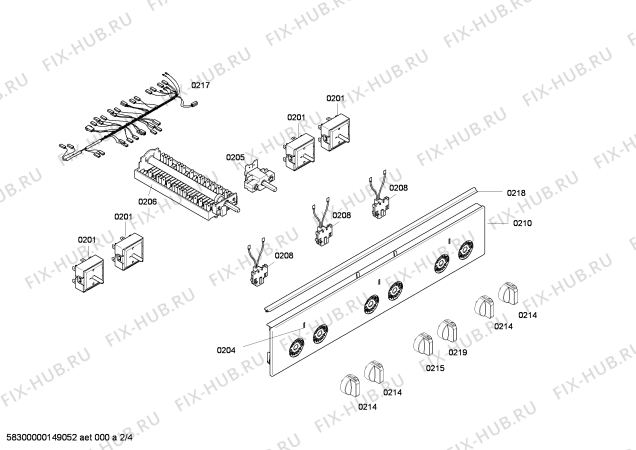Схема №1 CH824350V с изображением Ручка конфорки для электропечи Bosch 00620517
