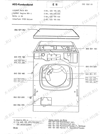 Взрыв-схема посудомоечной машины Aeg LAVNOVA 804 - Схема узла Section2