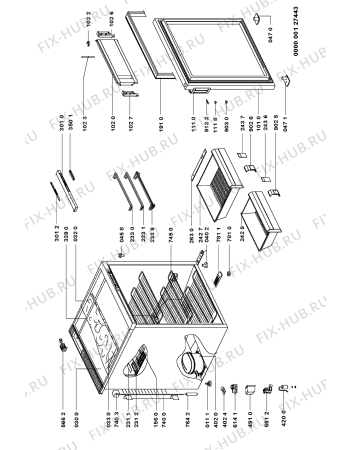 Схема №1 GKC 1311/0 WS с изображением Накопитель для холодильника Whirlpool 481251138102