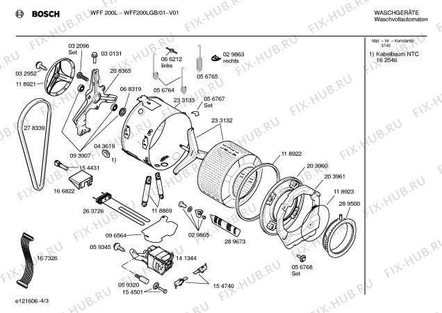 Схема №1 WFF200LGB WFF200L с изображением Кнопка для стиралки Bosch 00172208