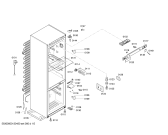 Схема №1 KG39FP71 с изображением Дверь для холодильной камеры Siemens 00247455