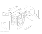 Схема №1 SMV90E20NL с изображением Передняя панель для посудомоечной машины Bosch 00746442