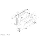 Схема №1 HEA24B140 с изображением Панель управления для духового шкафа Bosch 00670978