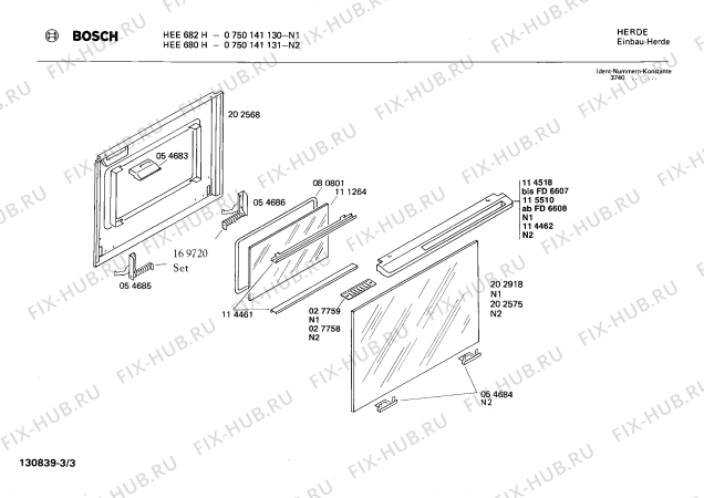 Схема №1 HEE600G с изображением Переключатель для плиты (духовки) Bosch 00026620