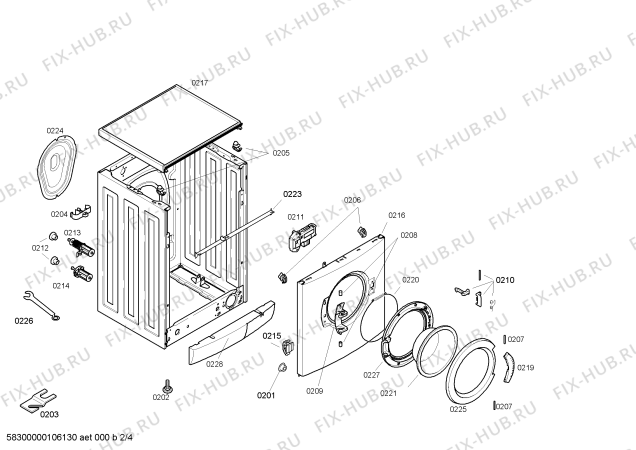 Схема №1 WFO2052GR Maxx WFO2052 с изображением Панель управления для стиральной машины Bosch 00441726