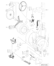 Схема №1 AWV 838 с изображением Люк и обрамление для стиралки Whirlpool 481244010654