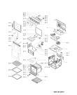 Схема №1 BCVE 8200 PT с изображением Обшивка для духового шкафа Whirlpool 481010620084