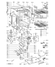 Схема №1 ADP 2442 WH с изображением Панель для посудомоечной машины Whirlpool 481245370874