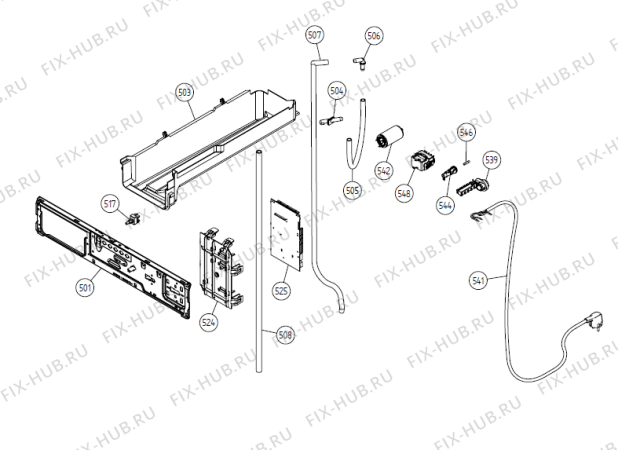 Взрыв-схема стиральной машины Gorenje TT37.41 SE   -White #9205232 (900002646, TD44ASE) - Схема узла 05