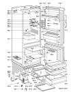 Схема №1 KGE 2832/B/BR-LH с изображением Дверь для холодильной камеры Whirlpool 481241618587