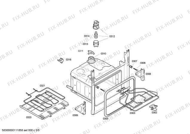 Схема №1 HB100240 с изображением Контрольная лампа для электропечи Siemens 00411231