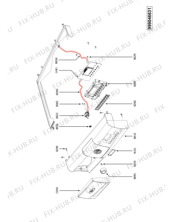 Схема №1 AWG 4107 I с изображением Резервуар для стиральной машины Whirlpool 480111104966