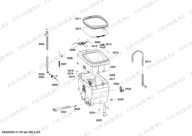 Схема №1 WP08R122IT с изображением Панель управления для стиралки Siemens 00676385