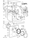 Схема №1 WA VIENNA 1400 с изображением Обшивка для стиралки Whirlpool 481245213275