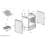 Схема №1 HES247U с изображением Панель для плиты (духовки) Bosch 00143805