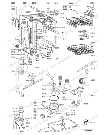 Схема №1 ADP 8332 с изображением Микромодуль для посудомойки Whirlpool 481221838641