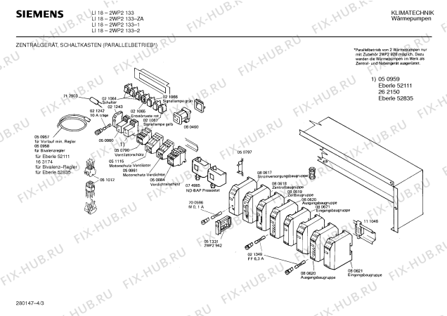 Взрыв-схема стиральной машины Siemens Ag 2WP2133-1 - Схема узла 03