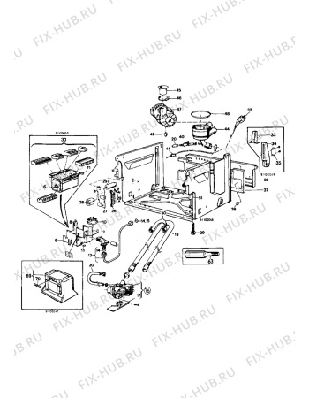 Взрыв-схема посудомоечной машины Electrolux BW333-W2 - Схема узла Water equipment