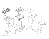 Схема №1 CGB36FZLP с изображением Выдвижной ящик для духового шкафа Bosch 00436911