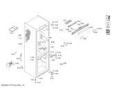 Схема №1 B11CB50SSS с изображением Панель для холодильной камеры Bosch 11003571