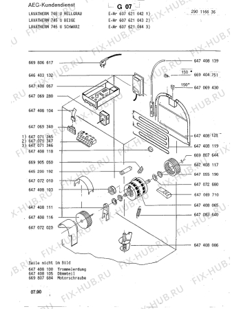 Взрыв-схема стиральной машины Aeg LTH745 U HELLGR - Схема узла Section4