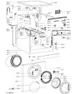 Схема №1 AWO/D 6108/1 с изображением Блок управления для стиралки Whirlpool 481074290596