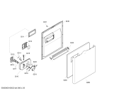 Схема №1 SGS47E12GB Exxcel с изображением Передняя панель для посудомоечной машины Bosch 00444118