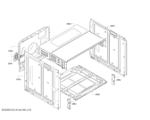 Схема №1 HBA43B560F с изображением Панель управления для плиты (духовки) Bosch 00674291