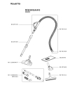 Схема №1 RO6331OA/410 с изображением Крышка для электропылесоса Rowenta RS-RT4389