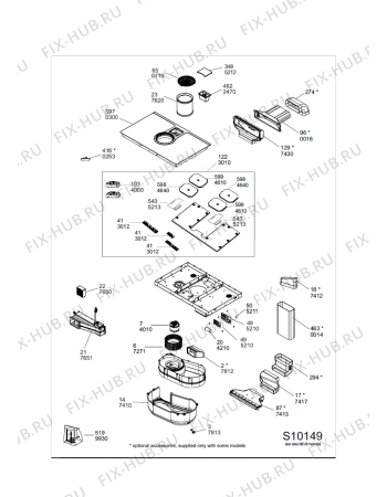 Схема №1 208355404621PRF01209 с изображением Сенсорная панель для вытяжки Whirlpool 482000098171