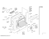Схема №1 HSW195ABR Bosch Solitaire с изображением Внешняя дверь для электропечи Bosch 00435082