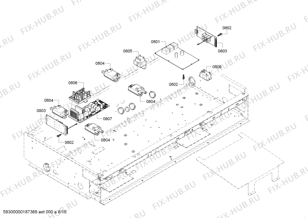 Схема №2 PRD48NCSGC с изображением Толкатель для плиты (духовки) Bosch 00707353