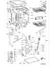 Схема №1 ADP 4440 WH с изображением Панель для посудомоечной машины Whirlpool 481245372409