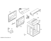 Схема №1 HBN100320E с изображением Внешняя дверь для плиты (духовки) Bosch 00473959