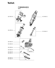 Схема №1 TY8895KO/2D2 с изображением Рукоятка для электропылесоса Rowenta RS-RH5812