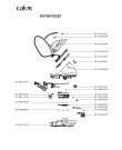 Схема №1 GV7091C0/23 с изображением Рукоятка для утюга (парогенератора) Tefal CS-00125850