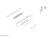 Схема №1 SMS68IW00X, SilencePlus, Serie6 с изображением Передняя панель для посудомоечной машины Bosch 11021561