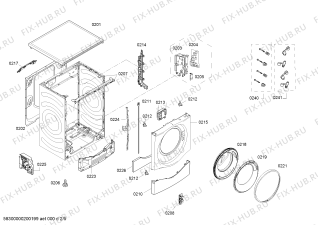 Схема №1 WLK20461UA с изображением Кабель для стиралки Siemens 12010981