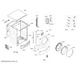 Схема №1 WLM204C00W BOSCH Avantixx 6.2kg с изображением Корпус для стиральной машины Siemens 00713957