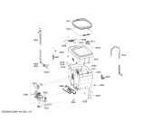 Схема №1 WP13T590 T13.59 с изображением Нижняя часть корпуса для стиралки Bosch 00478001
