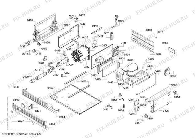 Схема №1 FIN30MIIL1 F 1811 VI с изображением Силовой модуль для холодильника Bosch 00709800