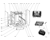 Схема №1 MI62210FX (279892, WQP12-9346B) с изображением Ручка регулировки (кнопка) для посудомоечной машины Gorenje 305875