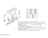 Схема №1 KG36P390 с изображением Крышка кнопки для холодильной камеры Siemens 00613119