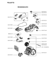 Схема №1 RO5443EA/410 с изображением Крышечка для электропылесоса Rowenta RS-RT4117