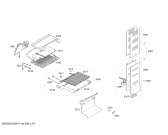 Схема №1 KGN39XI43 Bosch с изображением Дверь для холодильной камеры Bosch 00715538