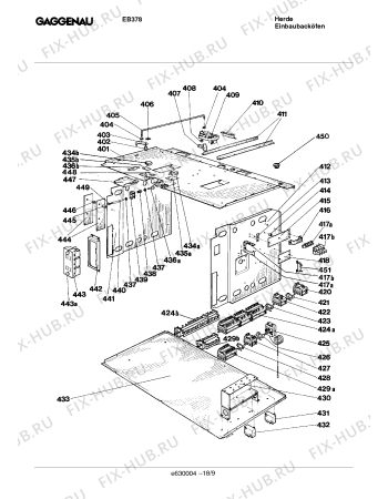 Схема №1 EB378110 с изображением Нагревательный элемент для плиты (духовки) Bosch 00291842