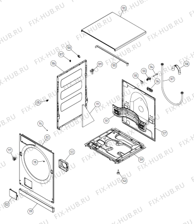 Схема №1 MAF2002AES   -Stainless (900003461, WM60.3) с изображением Декоративная панель для стиралки Gorenje 191463