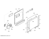 Схема №1 SE36T470EU с изображением Передняя панель для посудомоечной машины Siemens 00441031